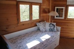 Cabane dans les arbres vers Briare