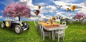une image insolite pour illustrer nos idées de repas d'anniversaire original