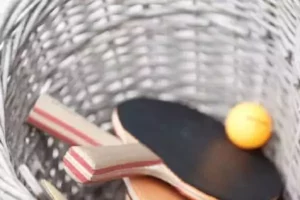 les raquettes de ping-pong sont là, il n'y a plus qu'à jouer pendant ses vacances en famille ou à deux à Family Ecolodge Puisaye