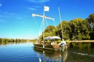 la Loire en bateau traditionnel