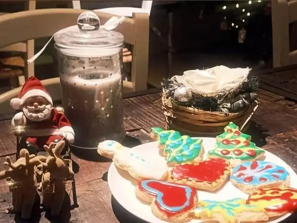 des sablés réalisés au cours d'une activité pour Noël en famille à Family Ecolodge