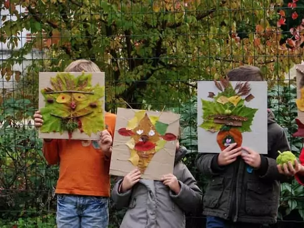 des enfants font du loisir créatif à family ecolodge, des vacances ludiques et slow tourisme