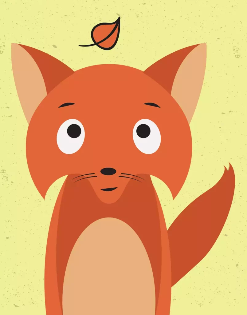 illustration d'un renard