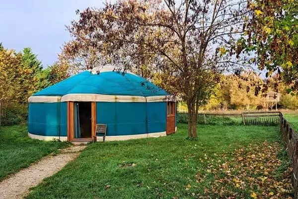 Une yourte de Family Ecolodge.